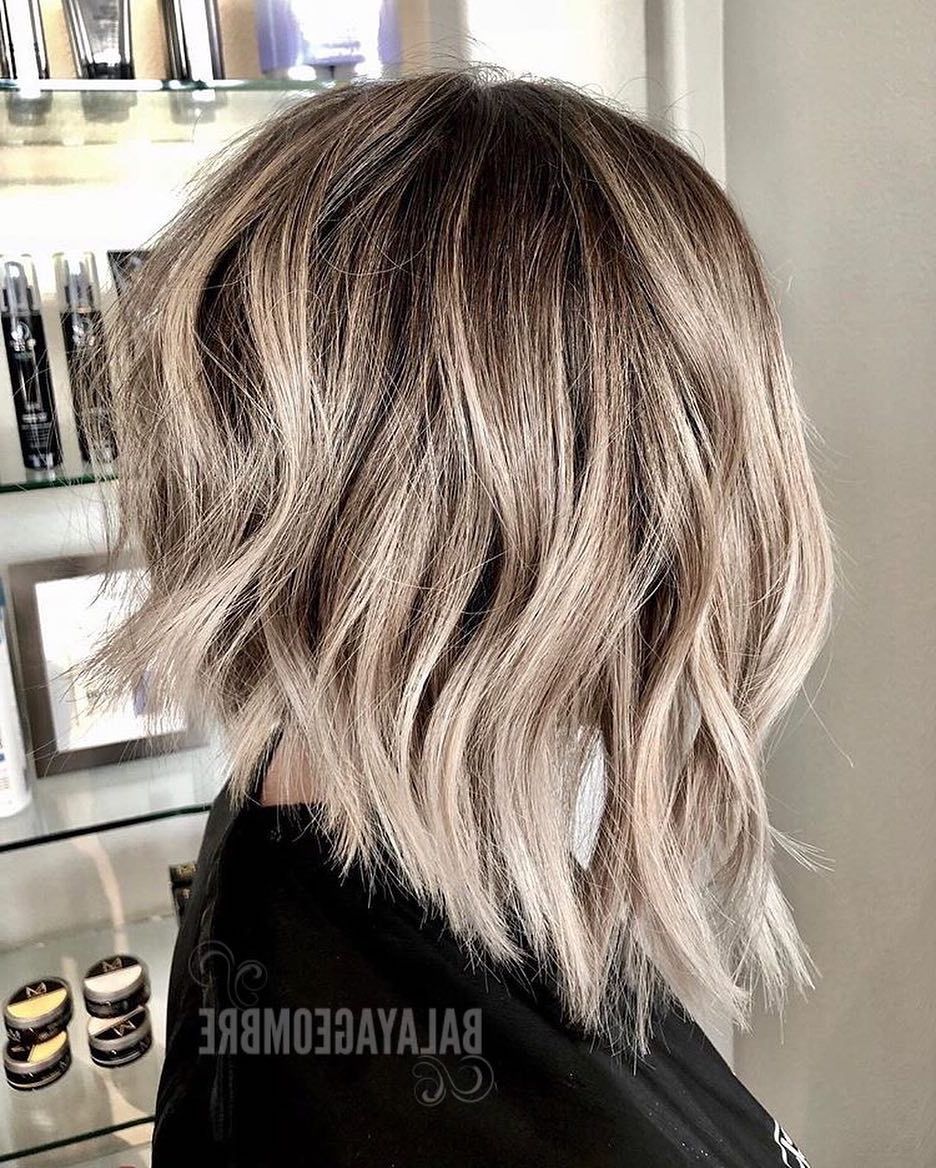 10 Trendy Ombre And Balayage Hairstyles For Shoulder Length Hair 2019 Within Newest Short Obvious Layers Hairstyles For Long Hair (View 15 of 20)
