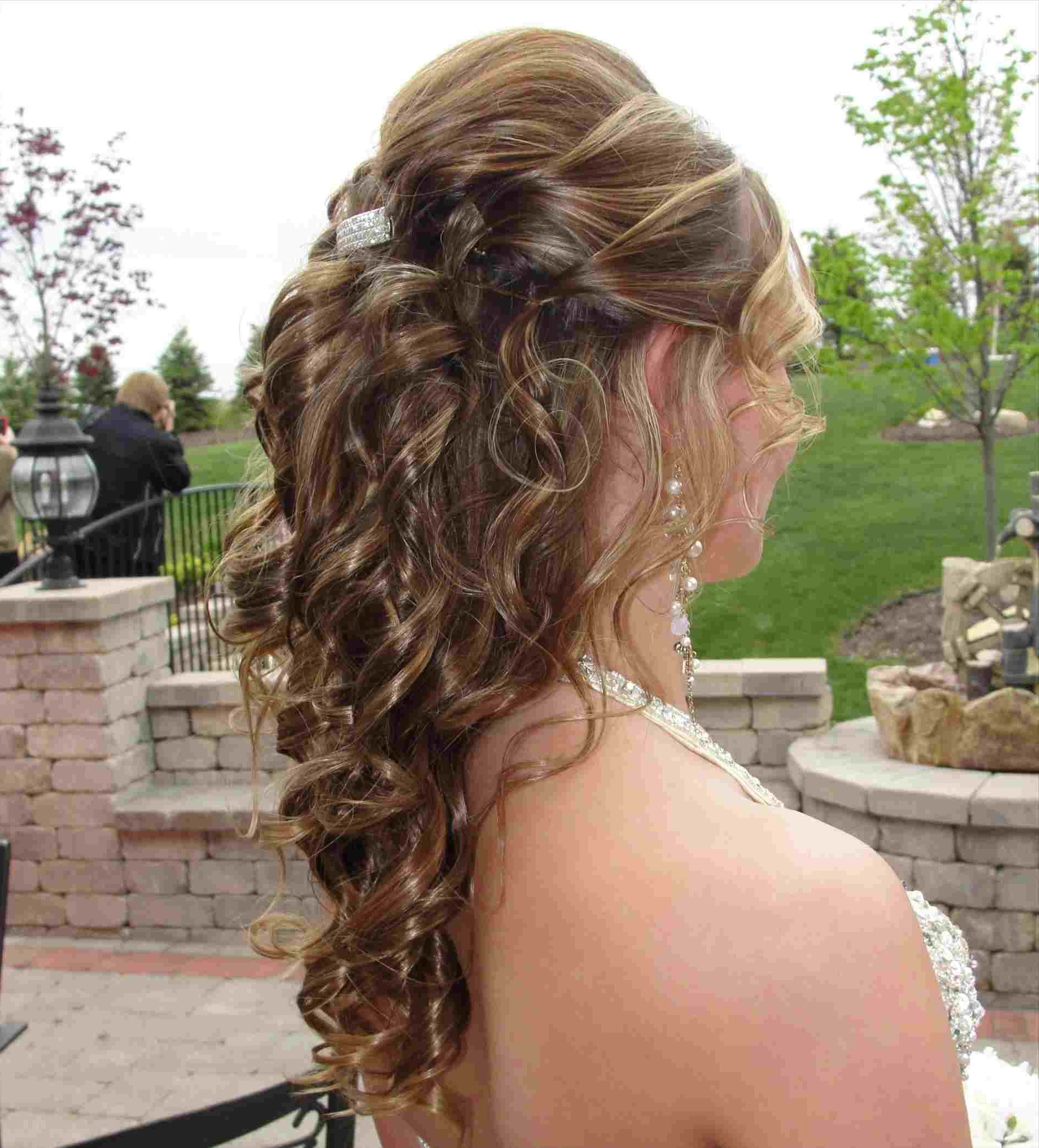 2018 Curly Prom Prom Hairstyles In Hairstyles : Prom Hairstyles For Long Hair Half Up Down Curly E (View 13 of 20)