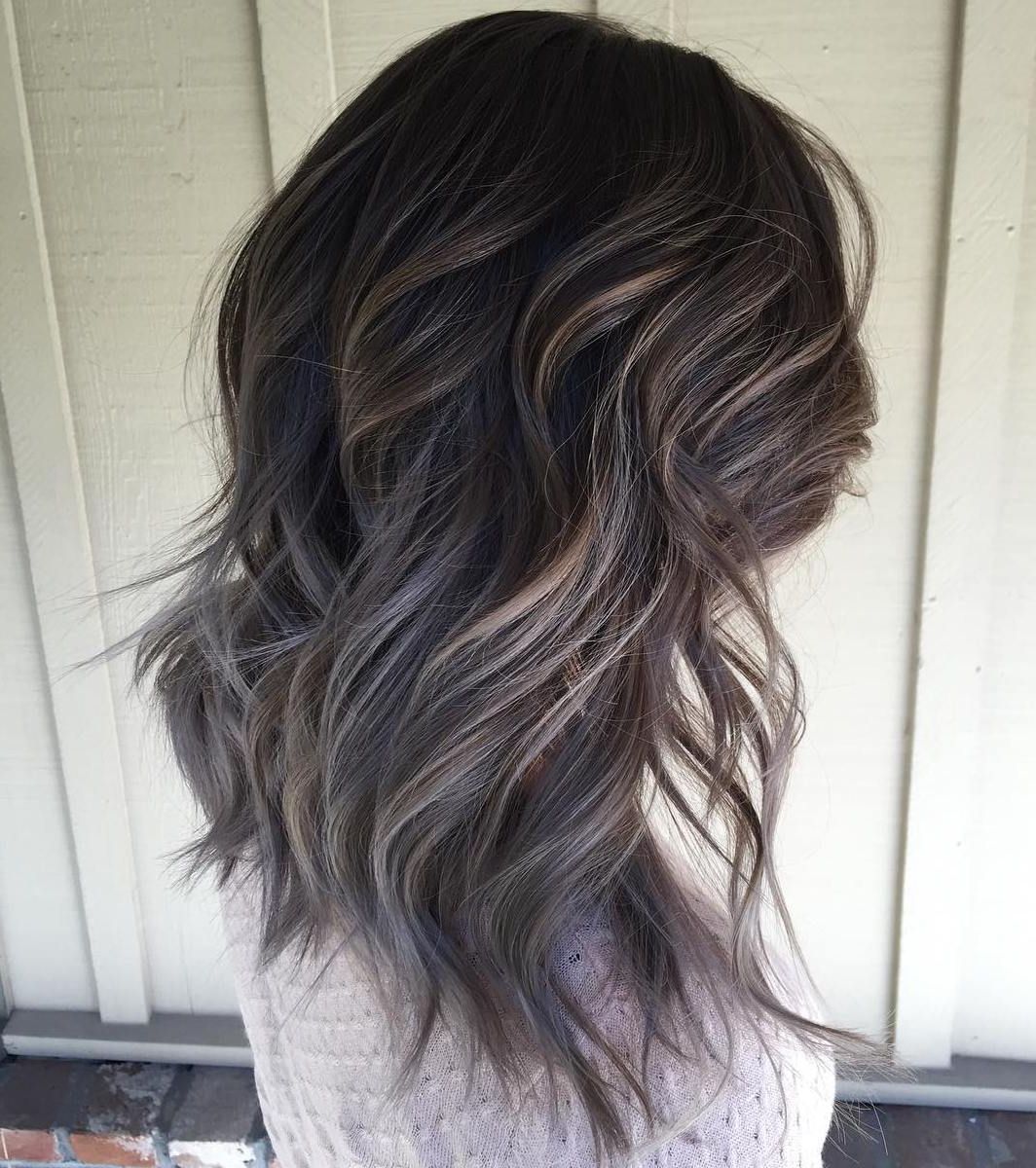 45 Ideas Of Gray And Silver Highlights On Brown Hair Pertaining To Popular Loose Layers Hairstyles With Silver Highlights (View 2 of 20)