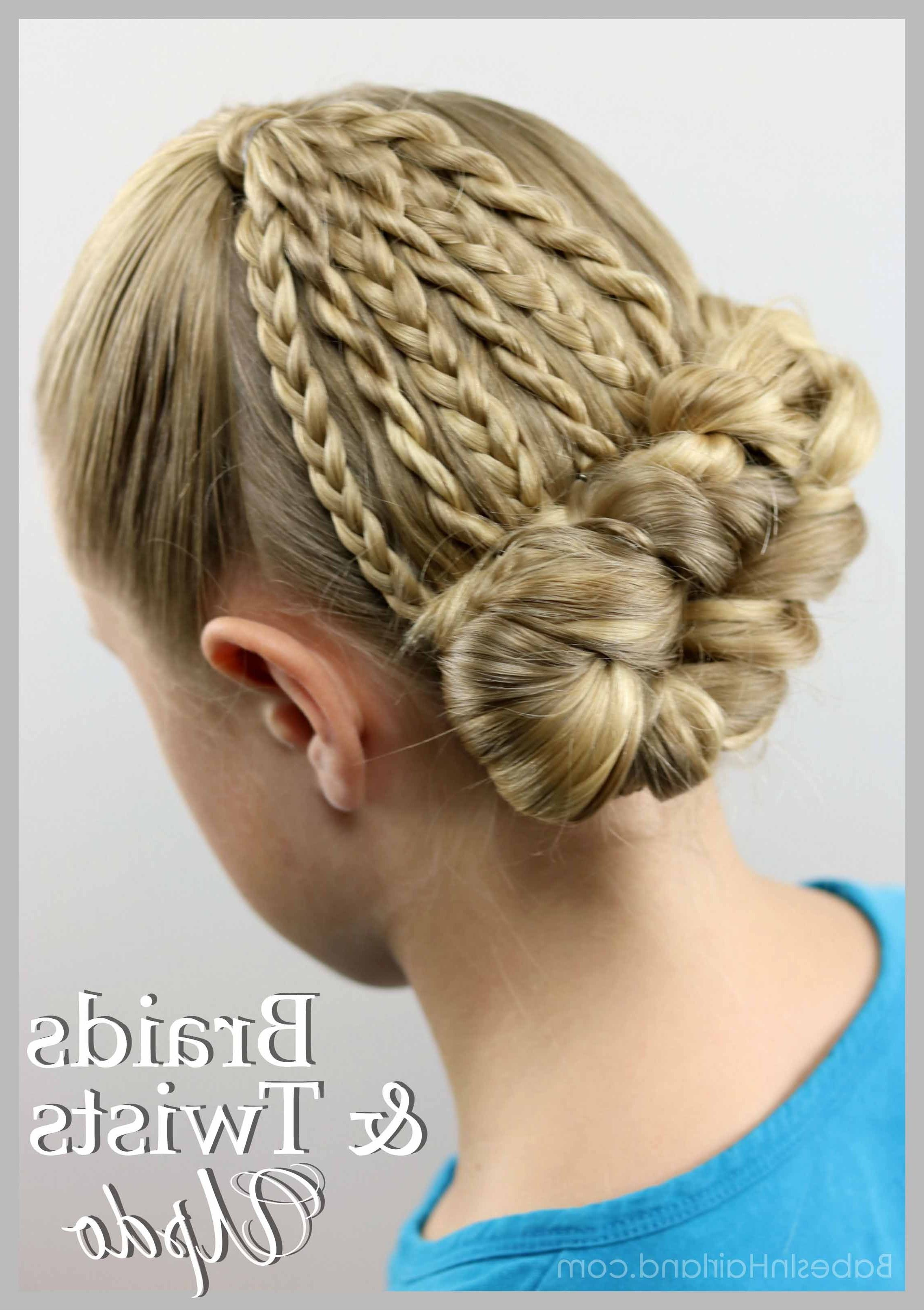 A Perfect And Easy Updo For Summer In Most Current Braided And Twisted Off Center Prom Updos (View 7 of 20)