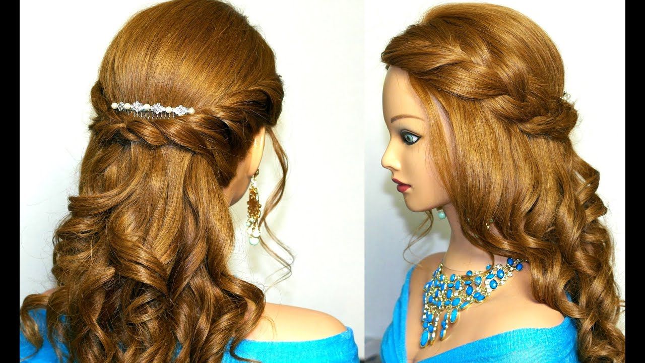 Curly Prom Hairstyle For Medium Long Hair (View 9 of 20)
