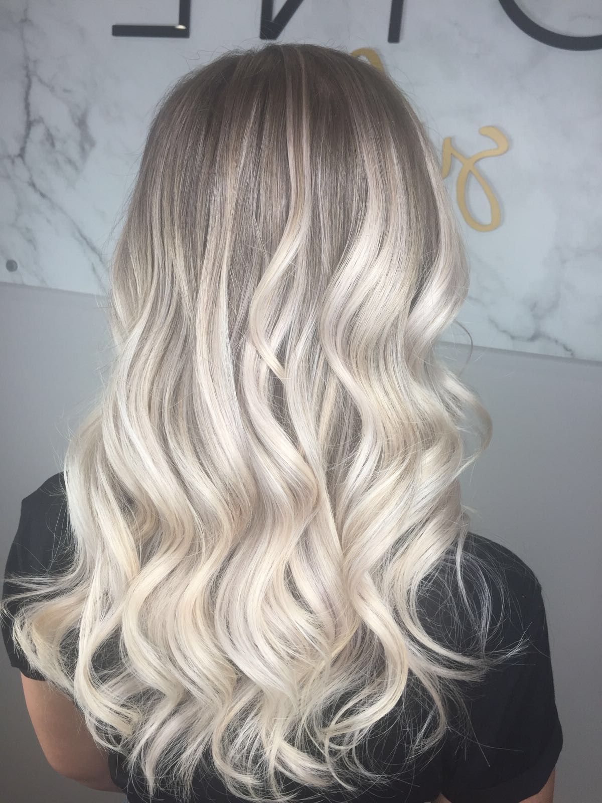 Current Long Dark Hairstyles With Blonde Contour Balayage Inside Ash Blonde Balayage Perth Hair Slaon (Gallery 20 of 20)