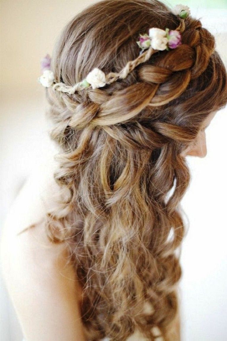 Famous Curled Floral Prom Updos For Prom Hair With Flowers – Fashion Dresses (View 15 of 20)