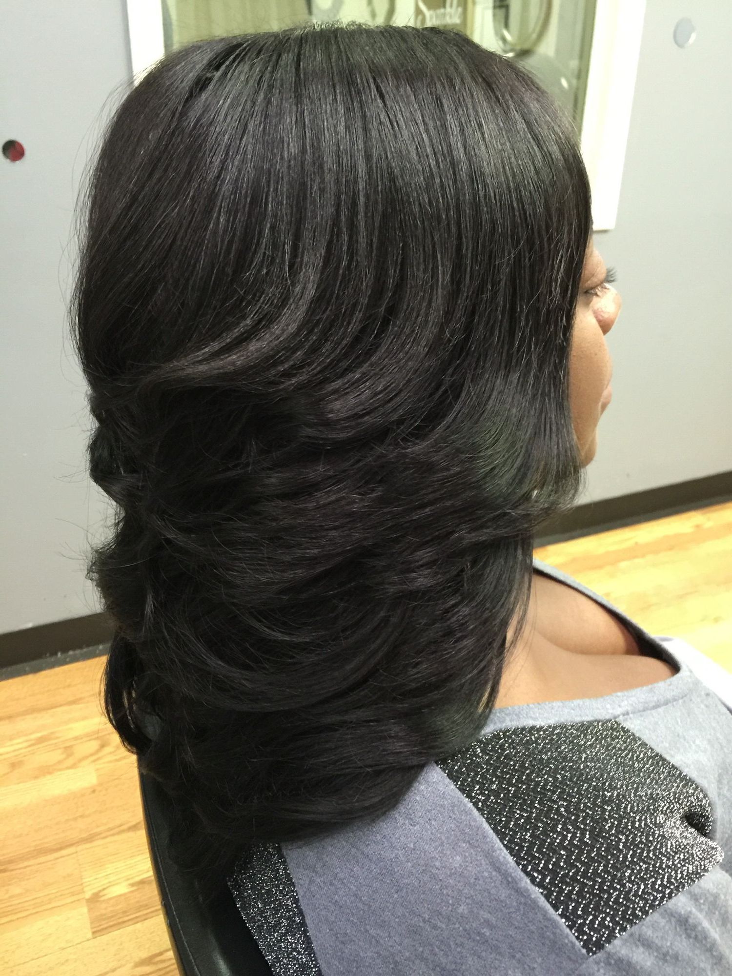 Long Layered Quick Weave (View 7 of 20)