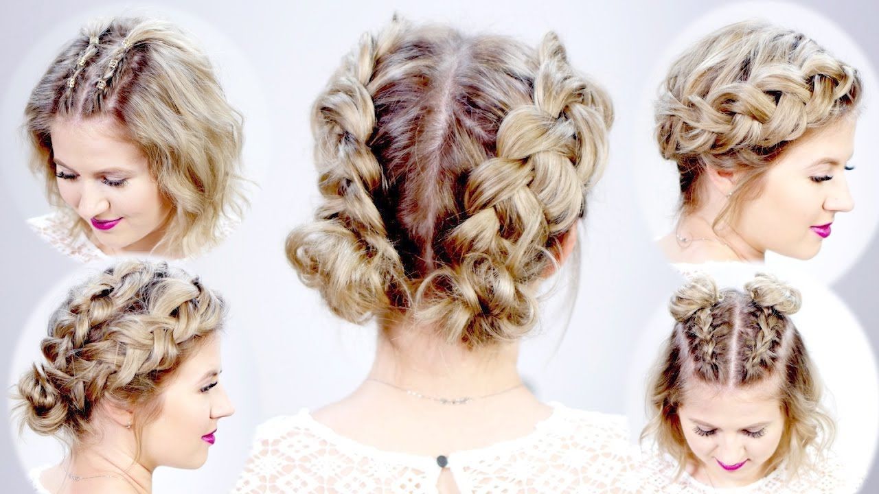 Milabu – Youtube For Newest Double Braided Prom Updos (View 20 of 20)