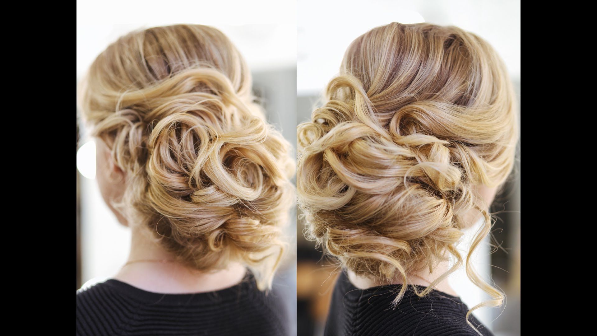 Most Current Elegant Curled Prom Hairstyles Regarding This Video Teaches How To Do A Beautiful, Easy Updo With Big Curls (View 19 of 20)