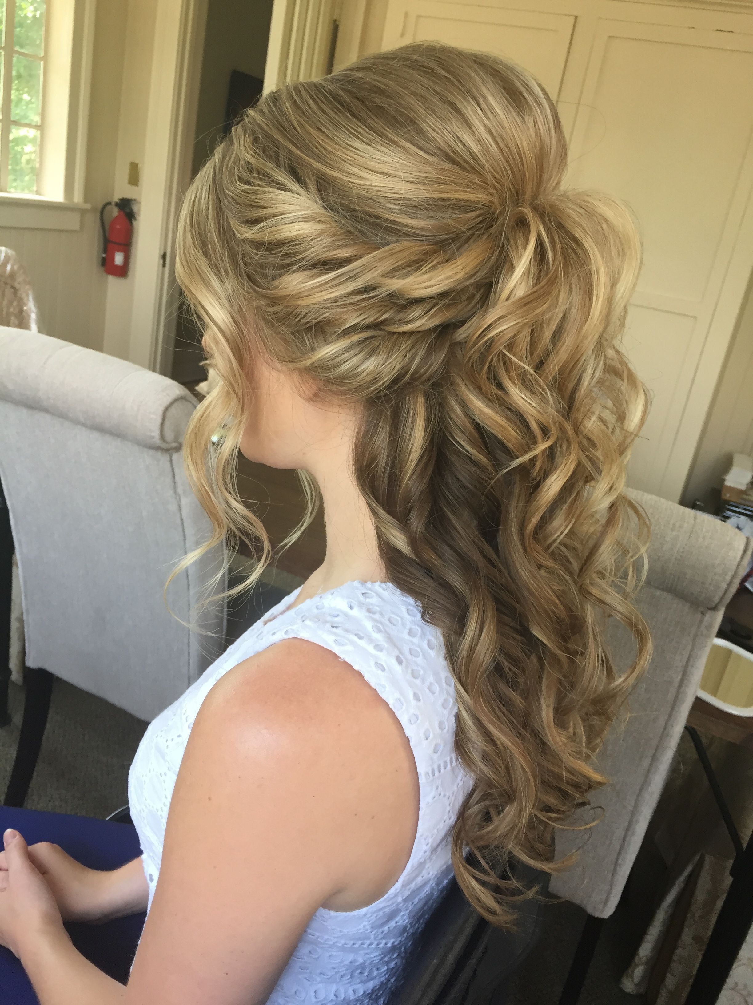 Most Up To Date Curly Prom Prom Hairstyles Regarding Fashion : Hairstyle Half Up Half Down Curly Surprising Curly Prom (View 8 of 20)