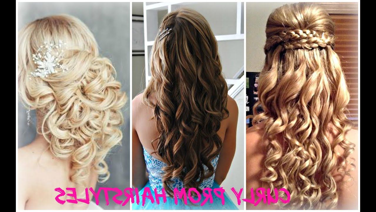 Newest Curly Prom Prom Hairstyles Regarding Curly Prom Hairstyles (73+ Images In Collection) Page  (View 15 of 20)