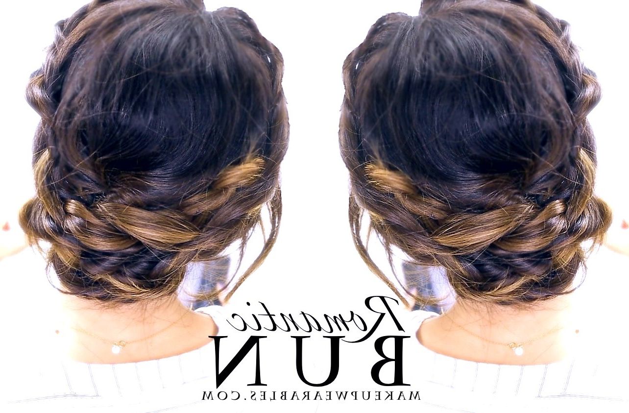 Romantic Braided Updo (Gallery 19 of 20)