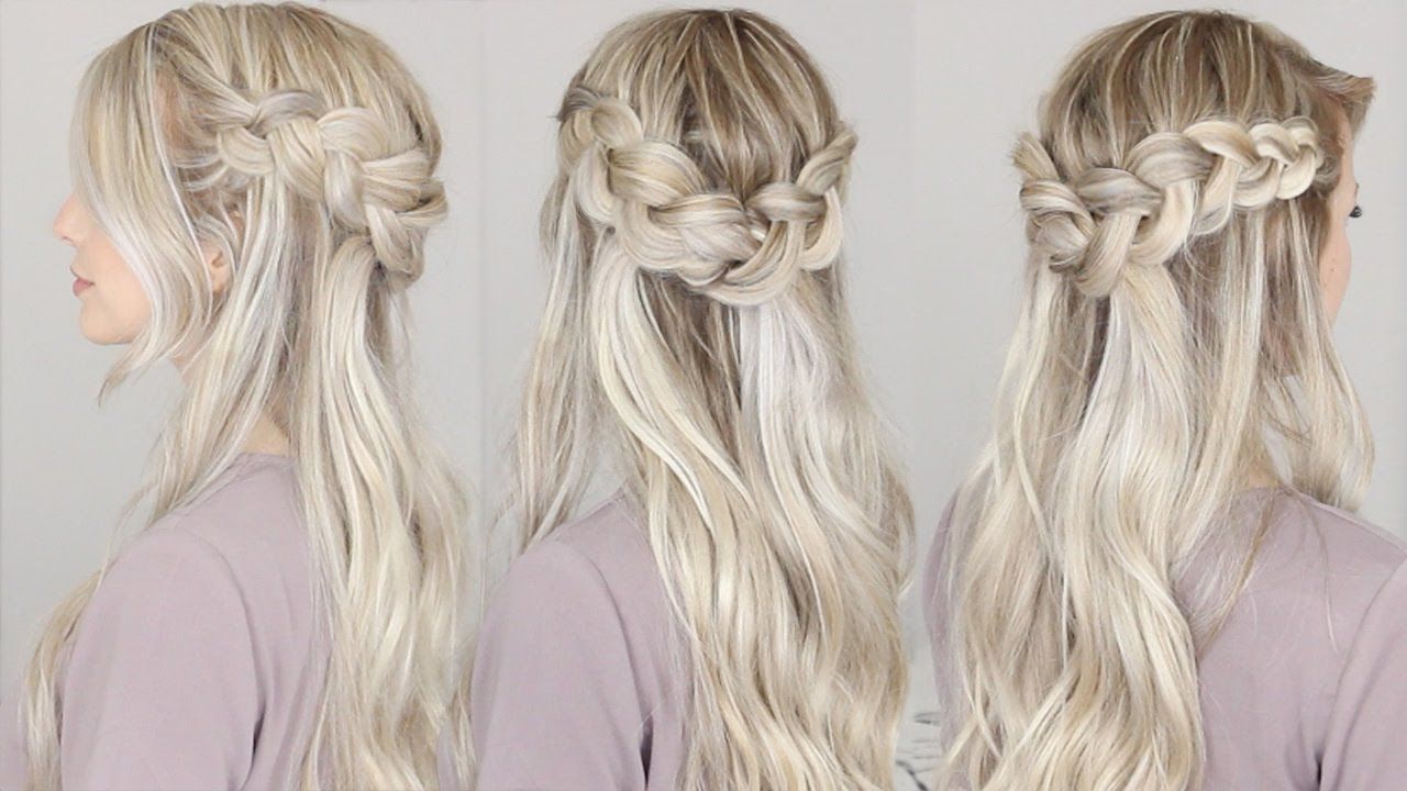 Simple & Easy – Youtube Pertaining To Well Known Dutch Braid Prom Updos (View 6 of 20)