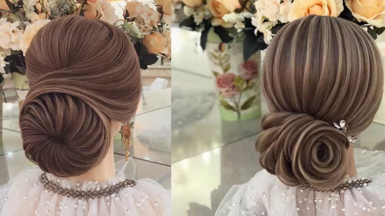 Wedding Hairstyle Inspiration – Gorgeous Low Bun Updo Hairstyles With Favorite Low Petal Like Bun Prom Hairstyles (View 13 of 20)