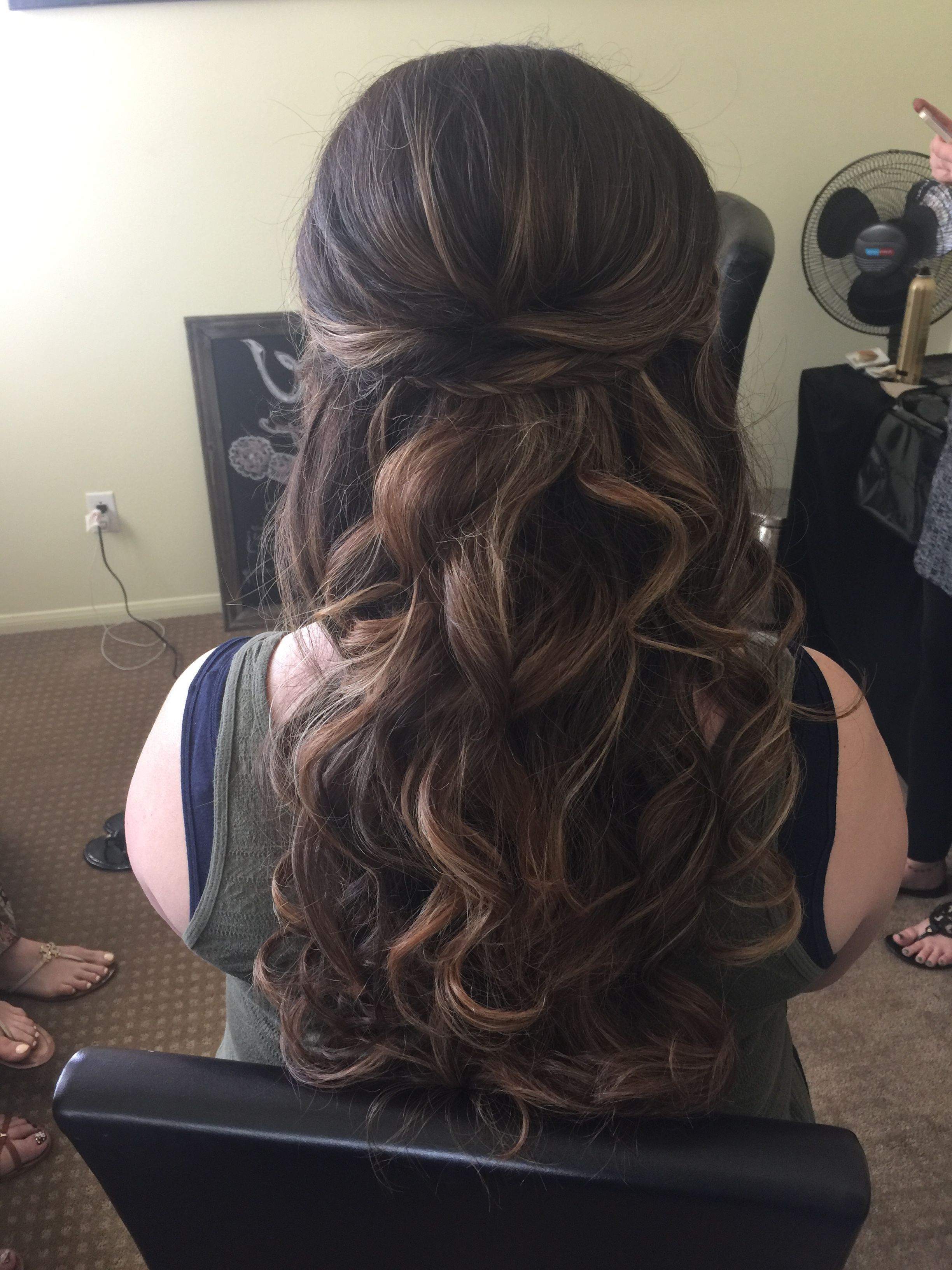 Well Known Loose Messy Waves Prom Hairstyles Within Hairstyles : Prom Hairstyles Straight Hair Half Up Stunning 6a (View 10 of 20)