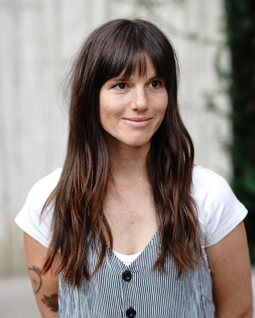 37 Hottest Fringe Bangs Trending In 2019 Regarding Famous Fringe Hairstyles With Beachy Vibes (View 11 of 20)