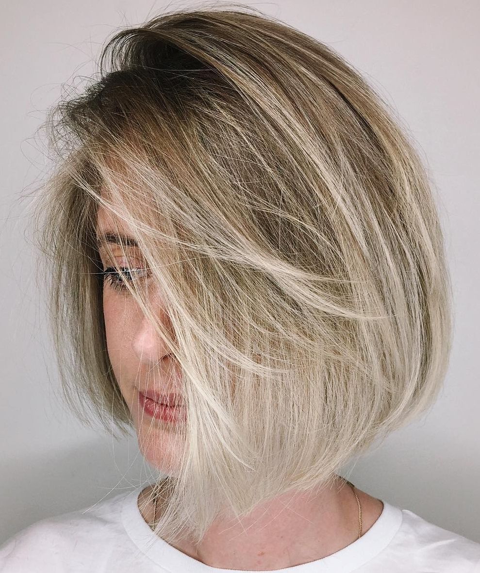 45 Short Hairstyles For Fine Hair To Rock In 2019 Within Newest Straight Graded Haircuts With Layering (Gallery 19 of 20)