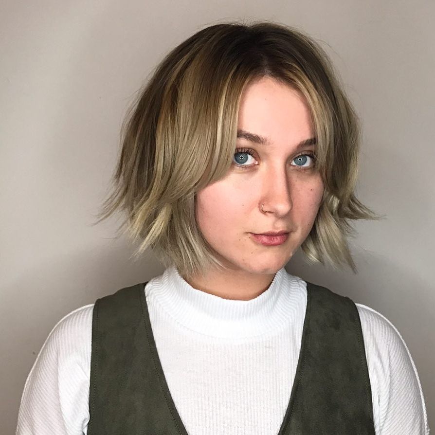 46 Bob With Bangs Hairstyle Ideas Trending For 2019 With Regard To Well Known Textured Bob With Side Part Hairstyles (View 15 of 20)