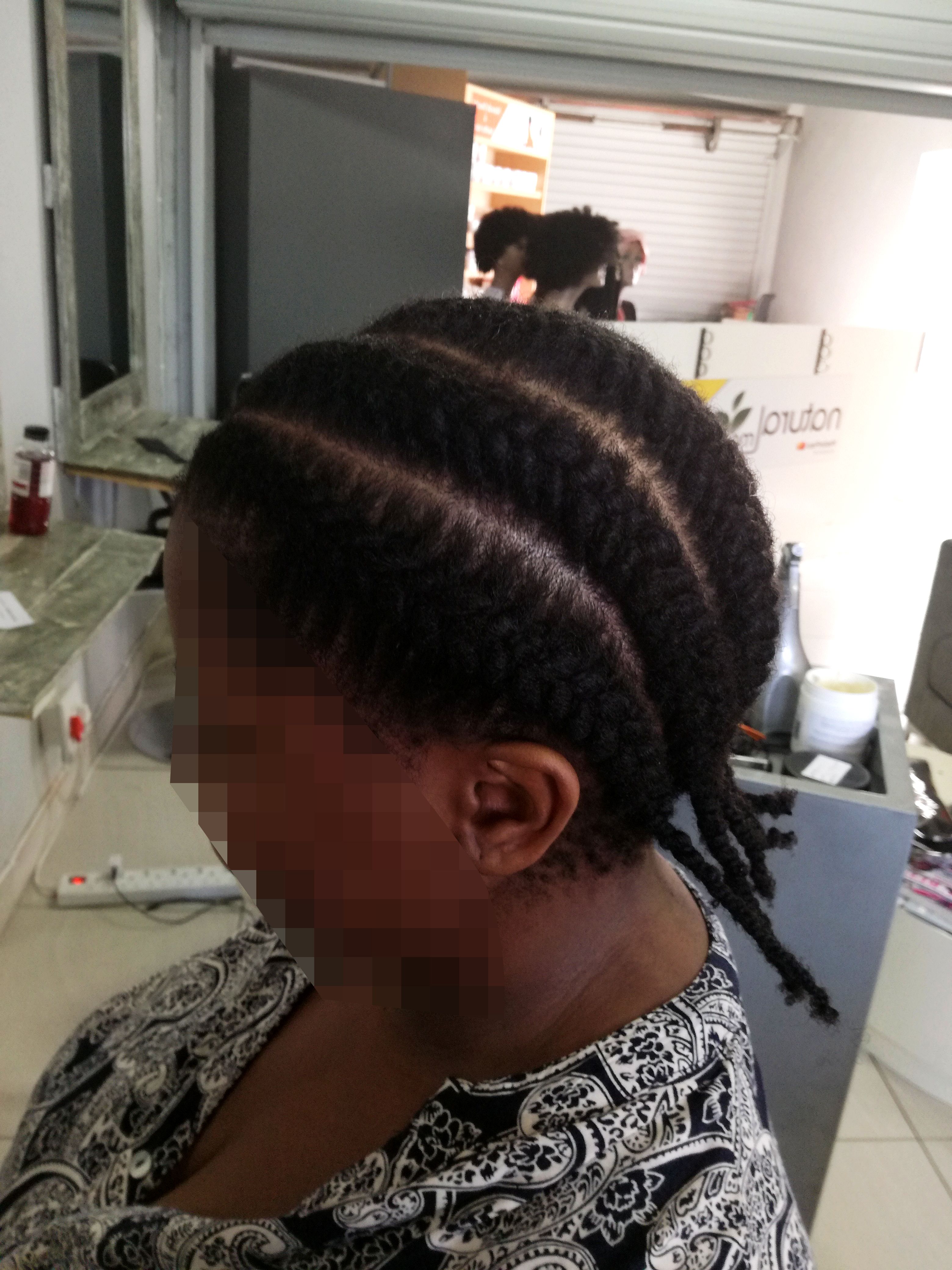 Fashionable Stitched Thread Ponytail Hairstyles For Needle And Thread Cornrows – Natural Sisters – South African Hair Blog (View 18 of 20)