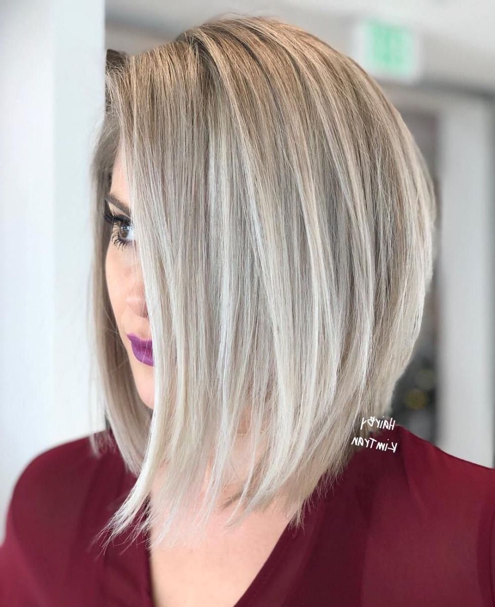 Favorite Razored Blonde Lob Hairstyles With 60 Layered Bob Styles: Modern Haircuts With Layers For Any Occasion (View 1 of 20)