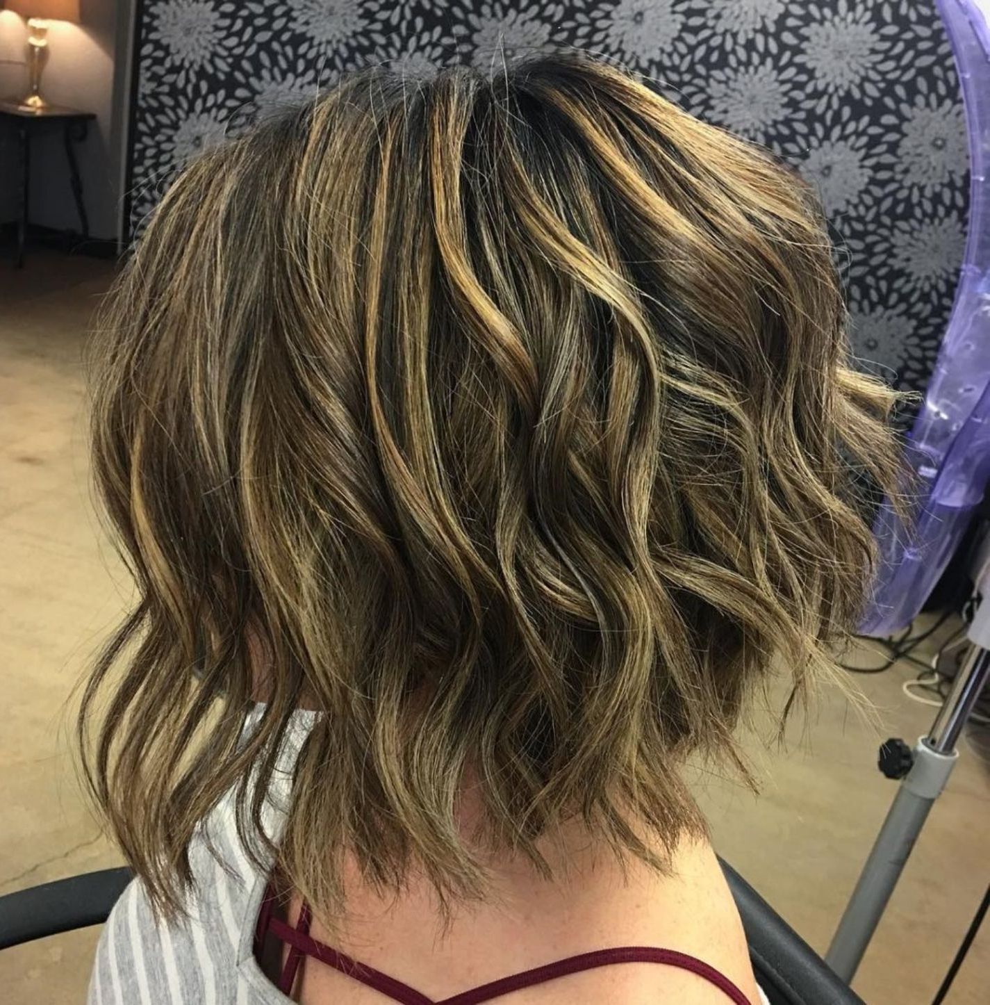 Hair Regarding Recent Messy Disconnected Brunette Bob Hairstyles (View 5 of 20)