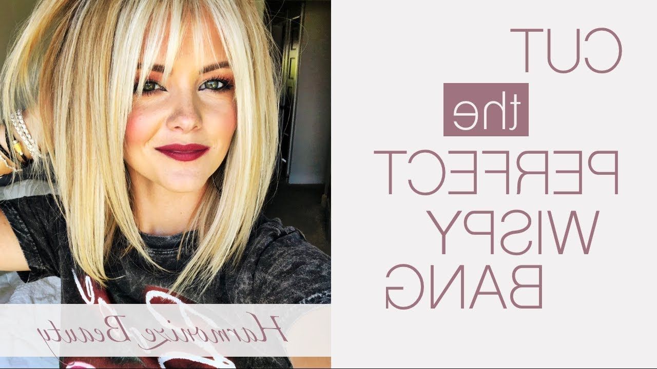How To Get The Perfect Wispy Bangs – Harmonize Beauty With Regard To Latest Cute Bangs And Messy Texture Hairstyles (View 10 of 20)