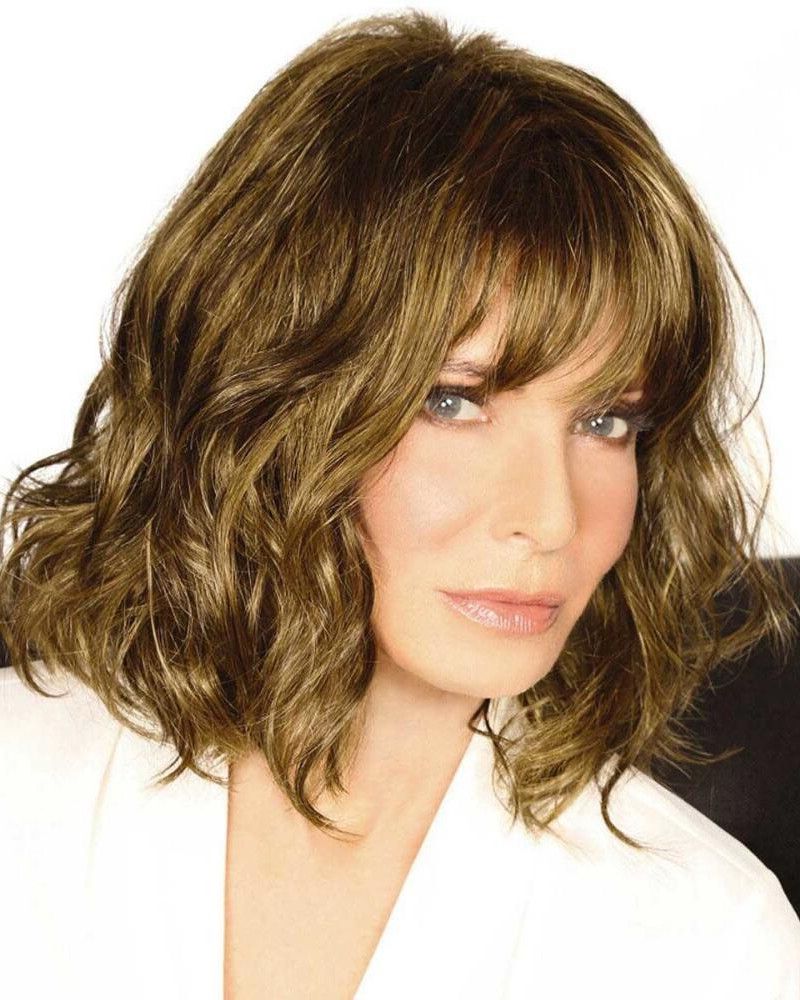 Most Current Fringe Hairstyles With Beachy Vibes Intended For On Trend Mid Length Wig With Beachy Waves And A Sexy Laid Back Vibe (View 6 of 20)