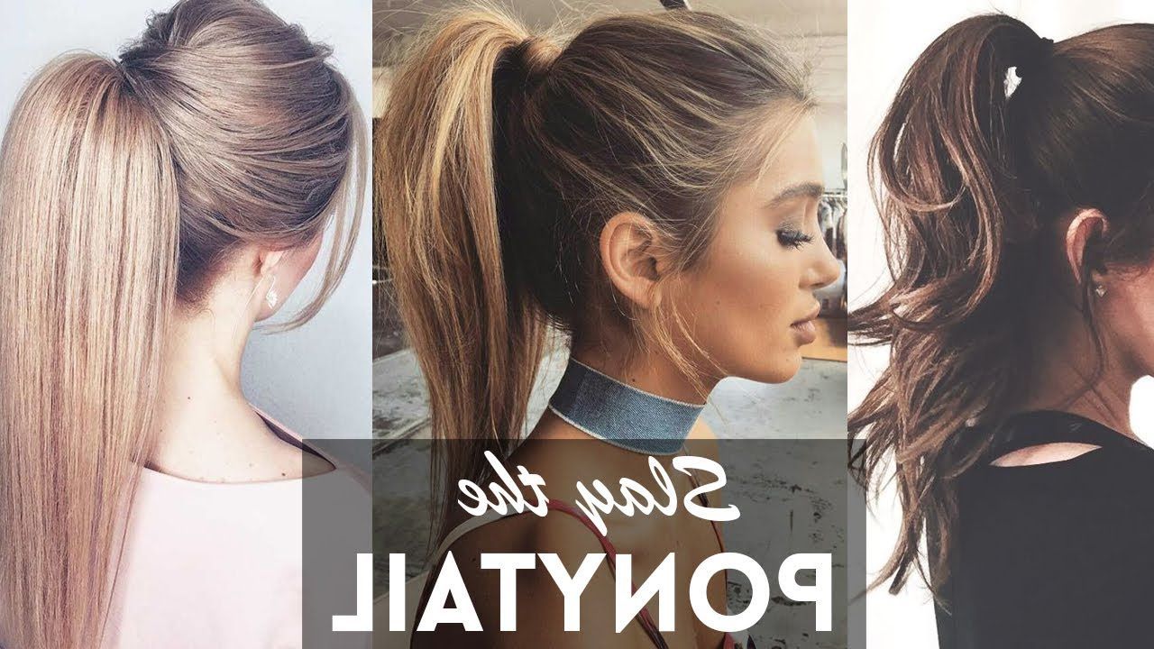 Popular Strict Ponytail Hairstyles For How To Slay The Ponytail 💙 Diy Hairstyle Tutorial (View 11 of 20)