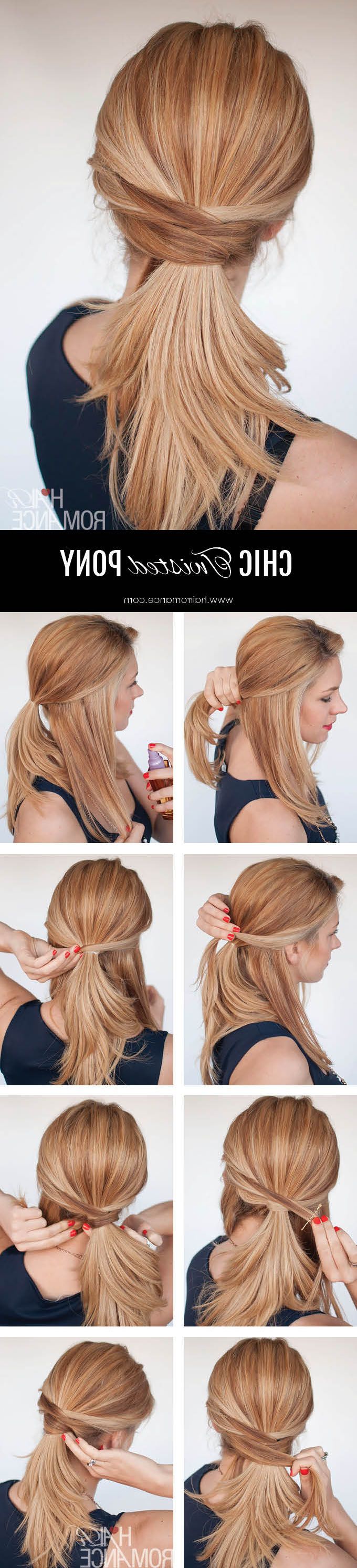 Recent Twist Into Ponytail Hairstyles Inside 3 Chic Ponytail Tutorials To Lift Your Everyday Hair Game – Hair Romance (View 14 of 20)