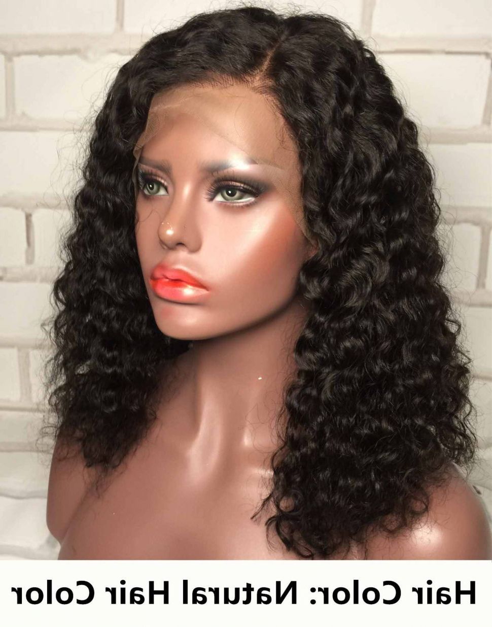 Well Known Ravishing Raven Waves Hairstyles Intended For Hairstyles : Raven E28093 Ombre Curly Hair Human Full Lace Wigs (View 6 of 20)