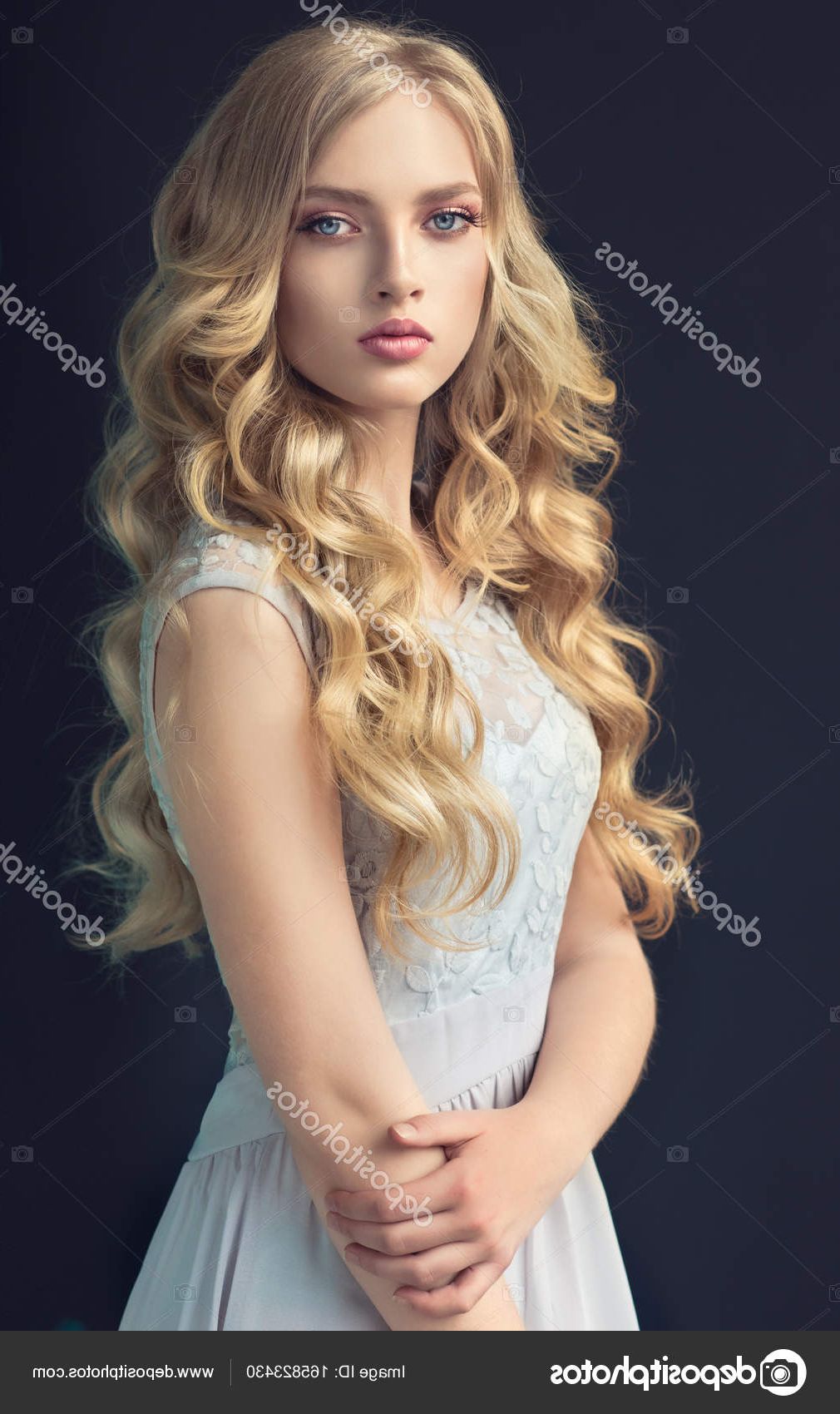 Well Known Shiny Tousled Curls Hairstyles In Blonde Girl With Long , Curly Hair — Stock Photo © Sofia Zhuravets (View 20 of 20)