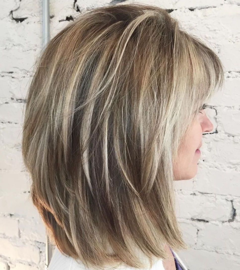 Well Known Voluminous Layers Under Bangs Hairstyles With Regard To 60 Best Variations Of A Medium Shag Haircut For Your Distinctive (View 9 of 20)
