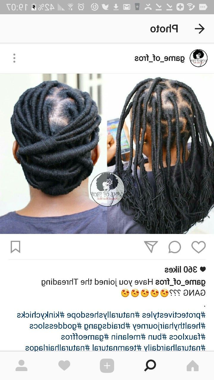 What Are They? Threaded Locs?? Beautiful Anyway (View 8 of 20)