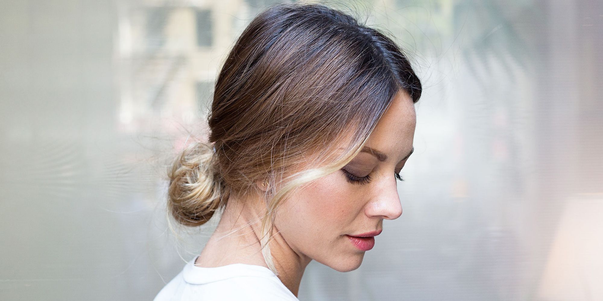 11 Ways To Make Your Bun Look Less Basic Regarding Most Popular Messy Bun Hairstyles With Double Headband (View 19 of 20)