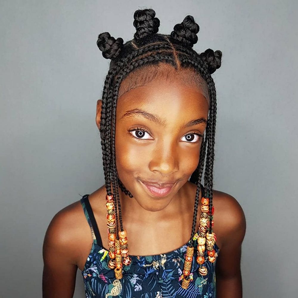 19 Amazing Bantu Knots To Try In 2019 For Most Current Bantu Knots And Beads Hairstyles (View 6 of 20)