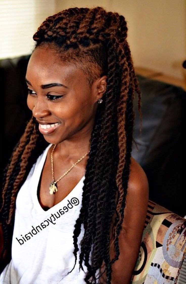 20 Of The Hottest Jumbo Marley Twists Styles Found On For Favorite Jumbo Twists Yarn Braid Hairstyles (Gallery 19 of 20)