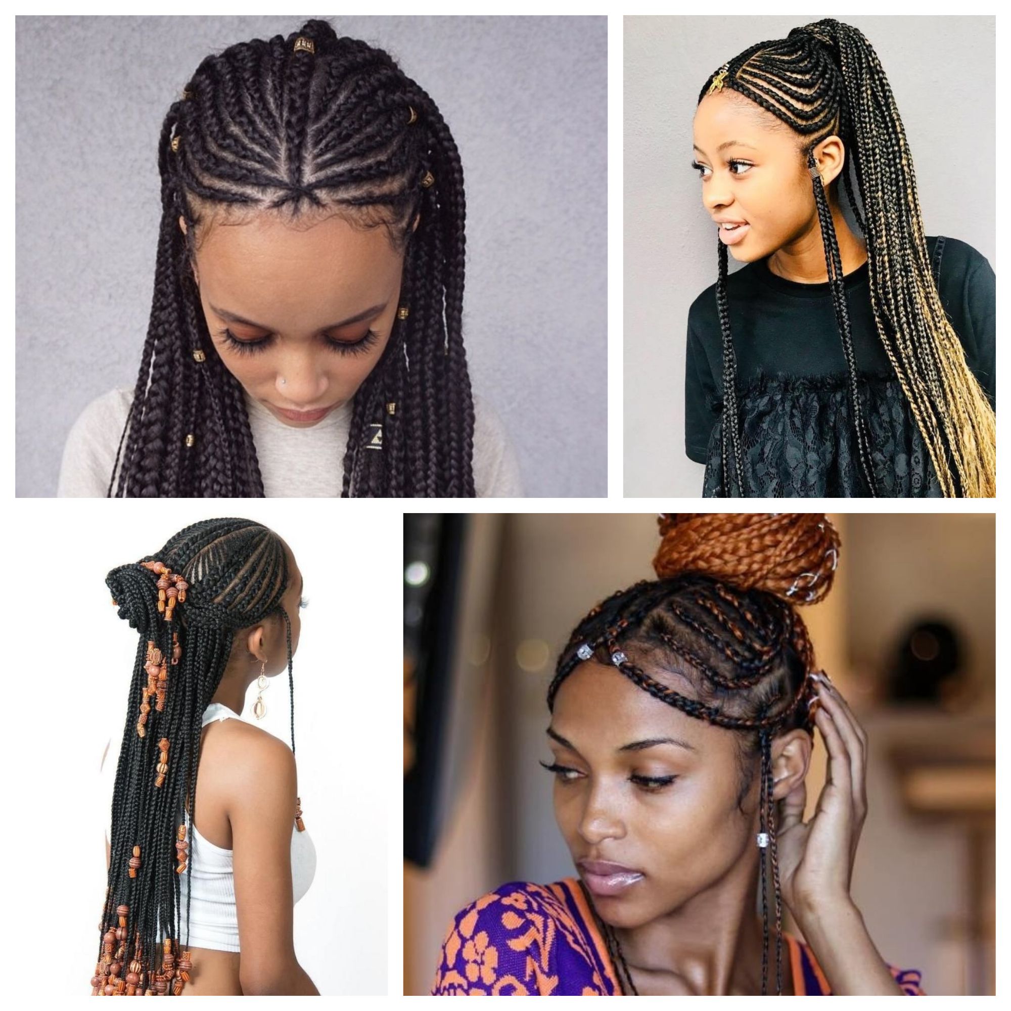 2019 Haircuts, Hairstyles And Inside Widely Used Box Braid Bead Ponytail Hairstyles (View 6 of 20)