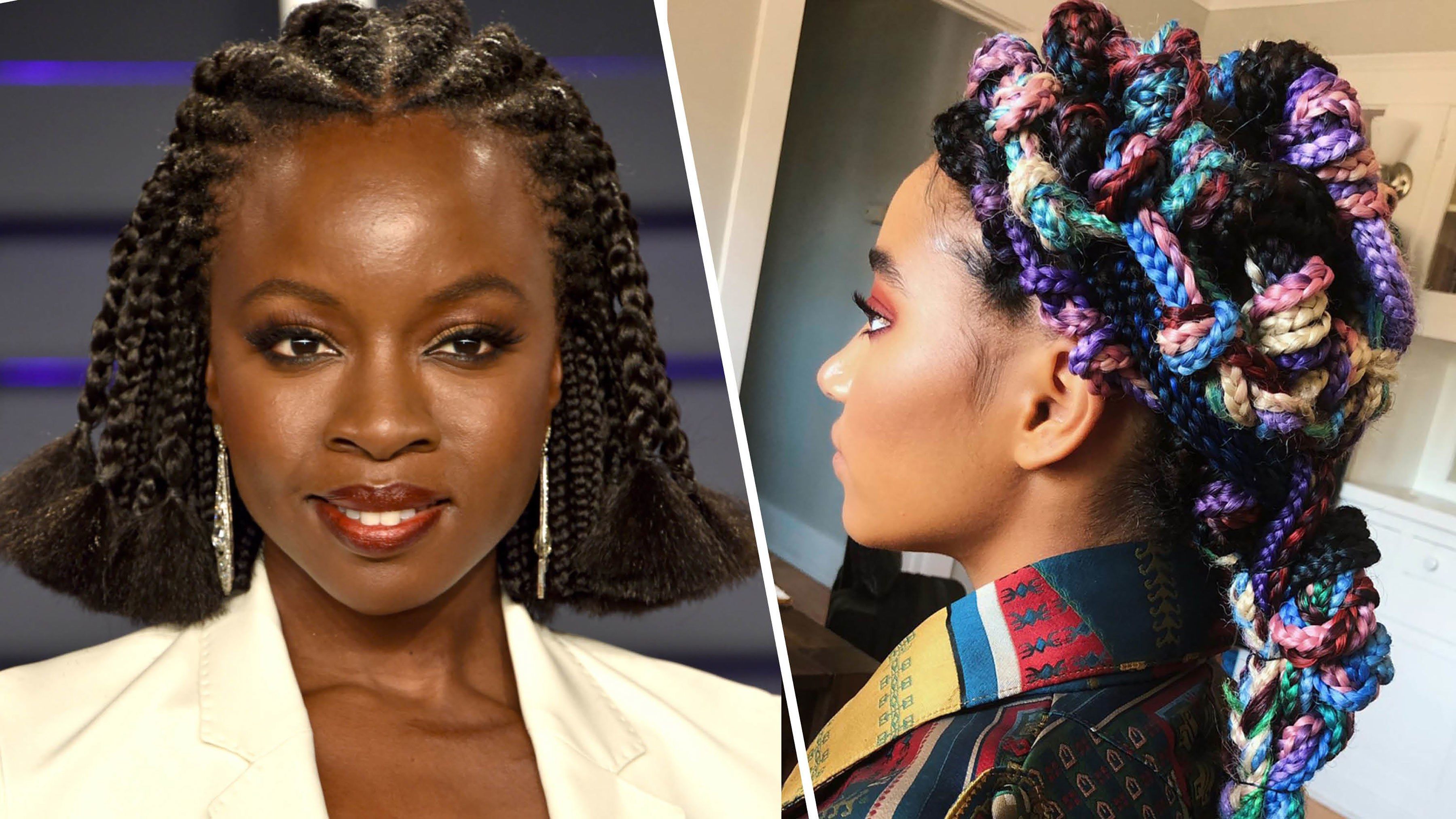 2019 Tiny Braid Hairstyles In Crop Within 21 Dope Box Braids Hairstyles To Try (View 17 of 20)
