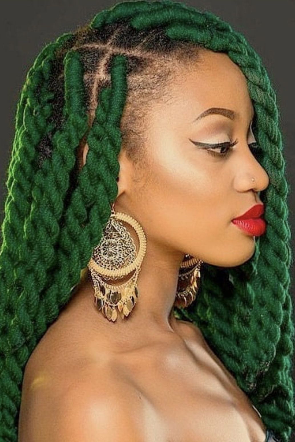 2019 Yarn Braid Hairstyles Over Dreadlocks Intended For Protective Styles 101: Beautiful Yarn Twists And Locs To (View 17 of 20)