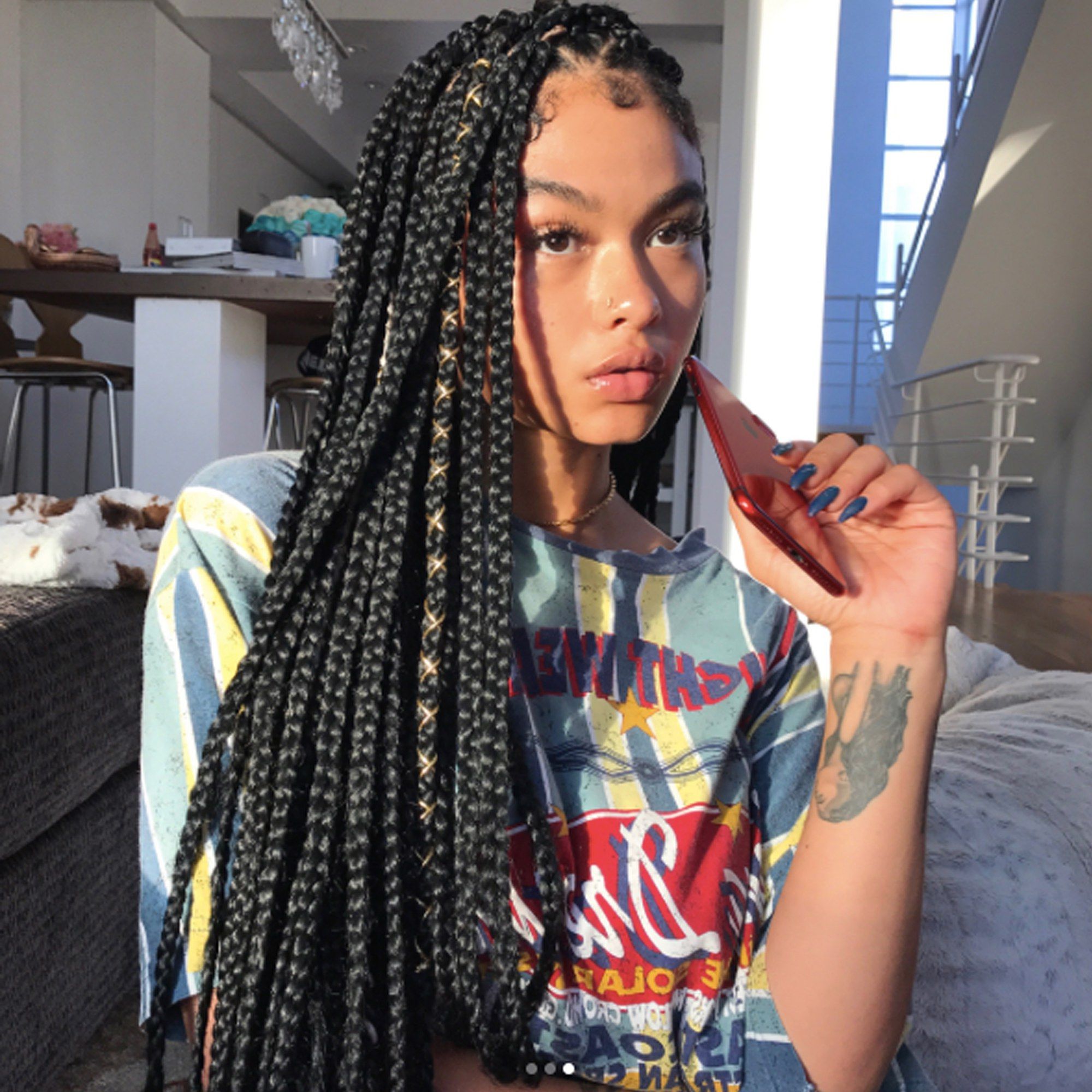 21 Dope Box Braids Hairstyles To Try (View 16 of 20)