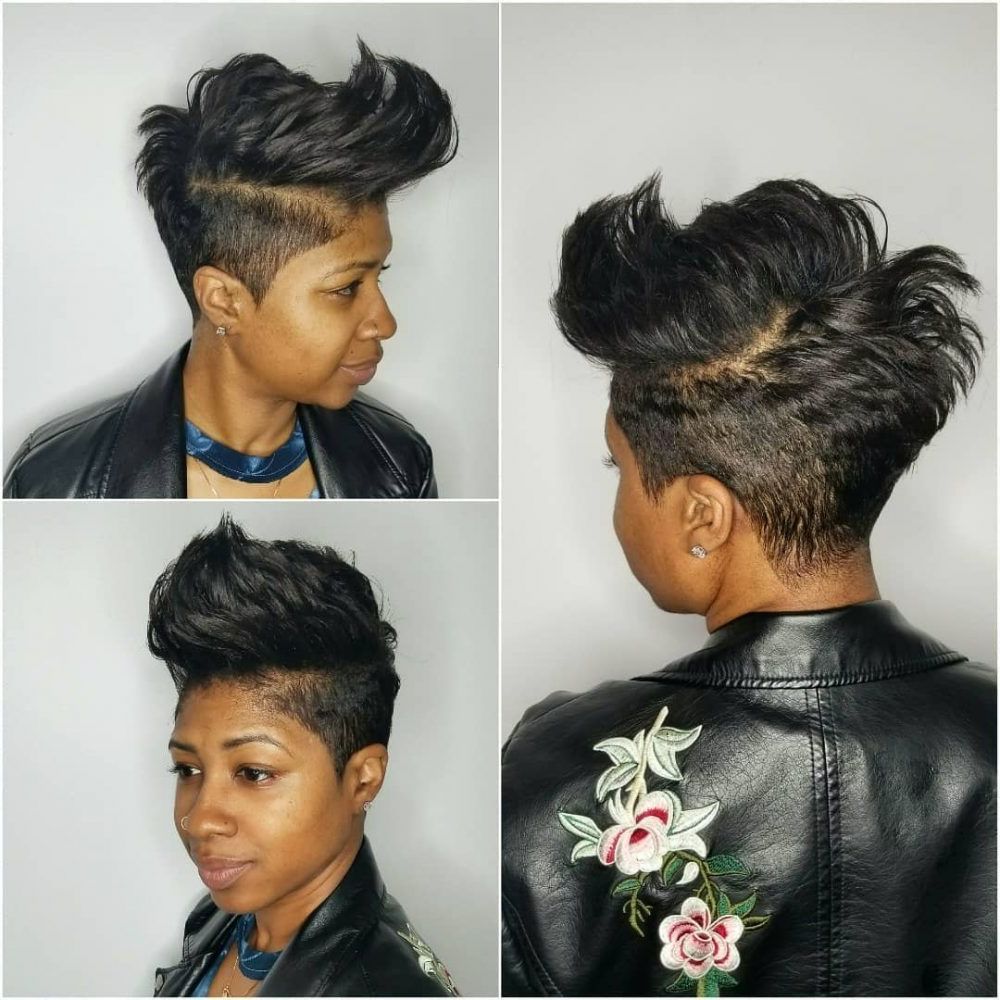 27 Hottest Short Hairstyles For Black Women For 2019 With Well Known Bumped And Bobbed Braided Hairstyles (View 17 of 20)