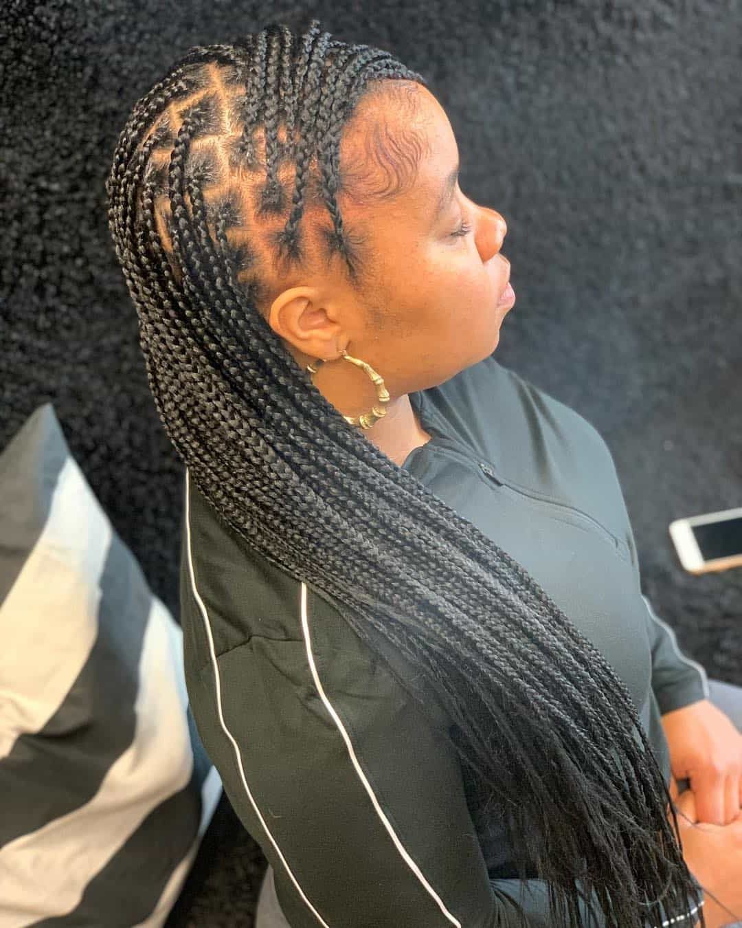 29 Magnificent Micro Braid Hairstyles For The Next Season Inside Well Known Side Swept Twists Micro Braids With Beads (View 8 of 20)