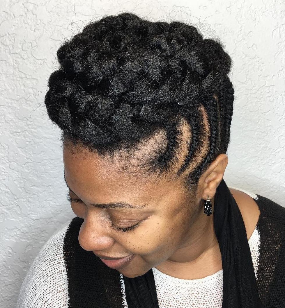 35 Protective Hairstyles For Natural Hair Captured On Instagram In Latest Loose Spiral Braided Hairstyles (View 19 of 20)