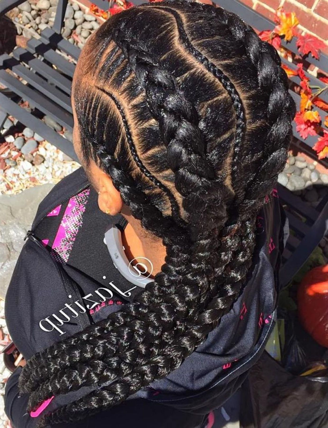 70 Best Black Braided Hairstyles That Turn Heads In 2019 In Famous Ponytail Braid Hairstyles With Thin And Thick Cornrows (View 10 of 20)