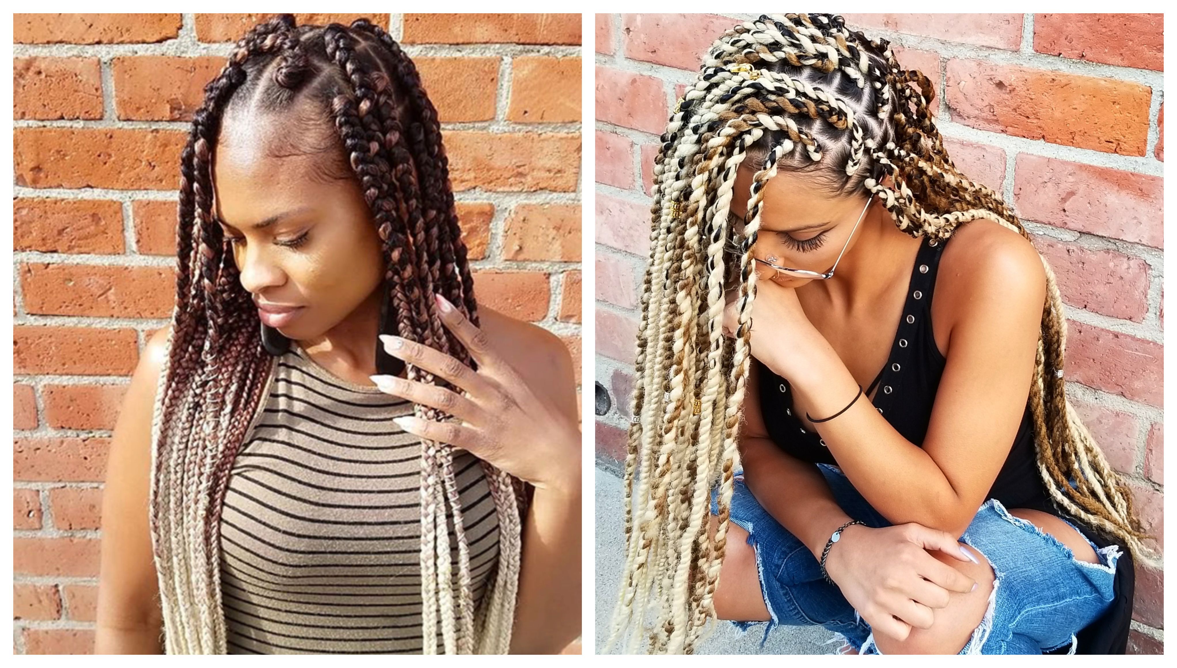 Best And Newest Straight Mini Braids With Ombre In Here's Everything You Need To Know About Getting Braids (View 4 of 20)