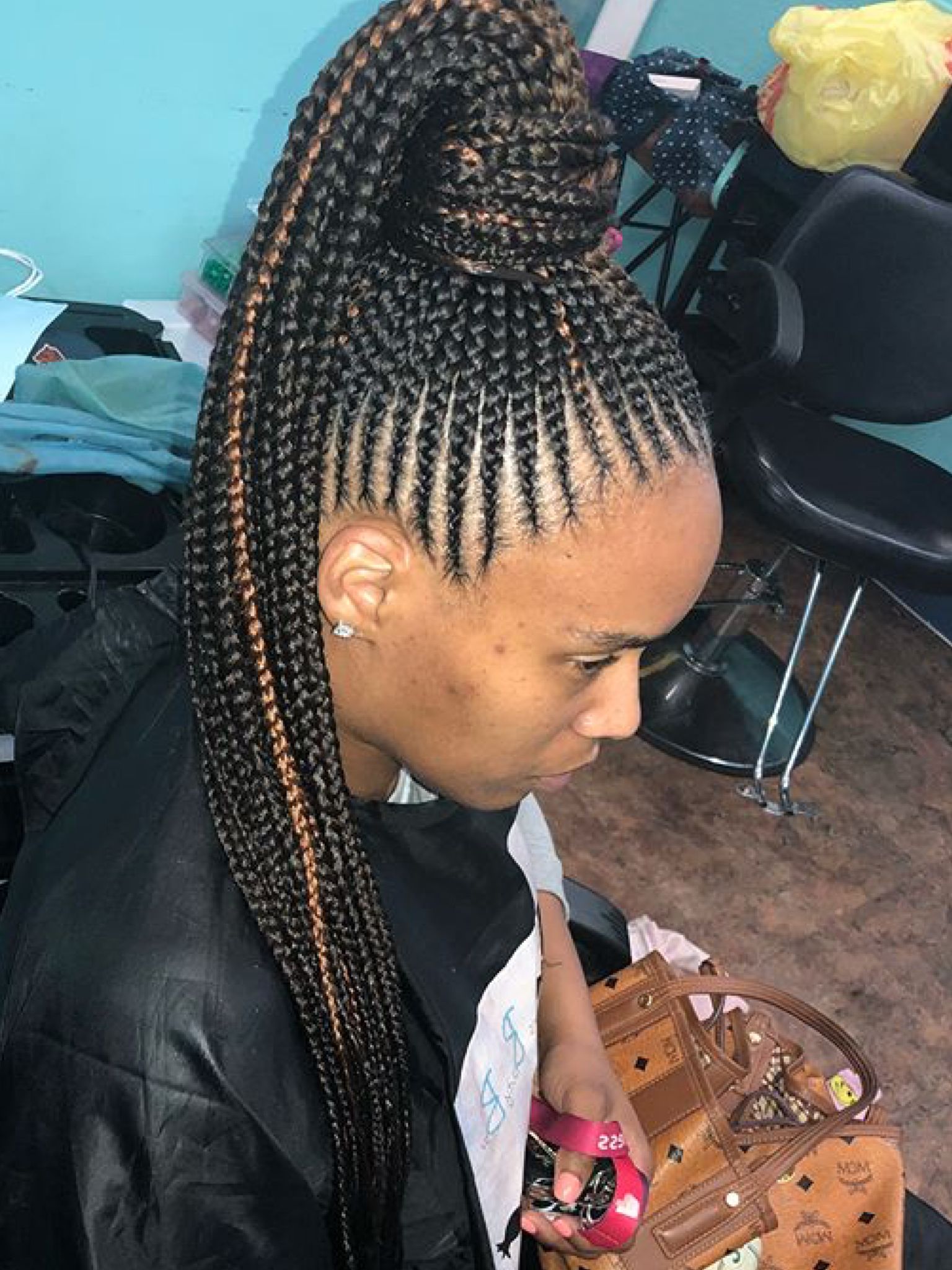 Braided Category : 2019 Ponytail Braids On Natural Hair Throughout Preferred Cornrow Braids Hairstyles With Ponytail (View 14 of 20)