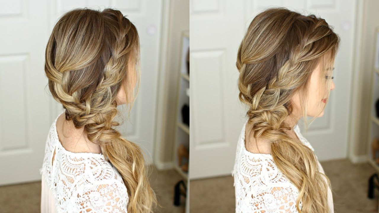 Braided Side Swept Prom Hairstyle (View 5 of 20)