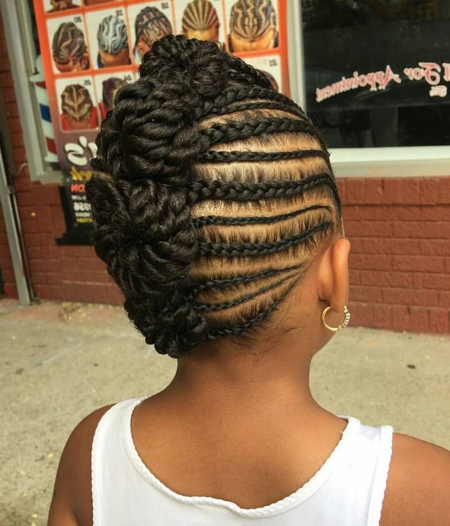 Braids For Kids – 40 Splendid Braid Styles For Girls Inside Current Black Twisted Mohawk Braid Hairstyles (View 7 of 20)