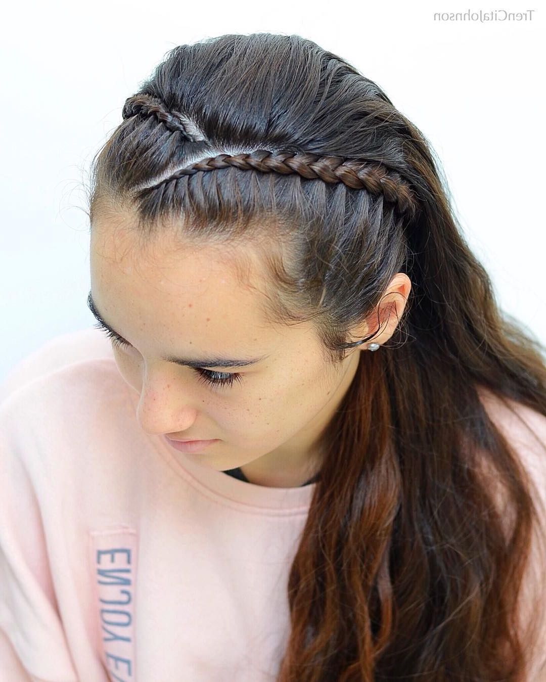 Braids & Hairstyles On Instagram: “headband Inspiredmy With Well Known Tight Braided Hairstyles With Headband (View 1 of 20)