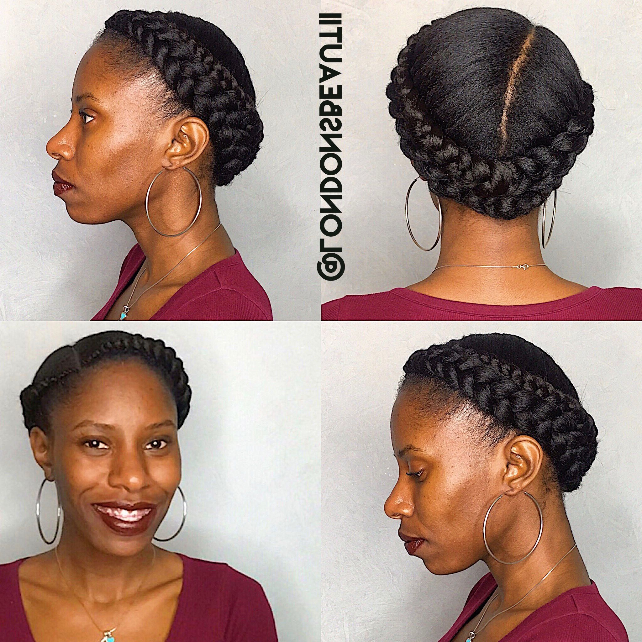 Crown Braids Donelondon's Beautii In Bowie, Maryland Regarding Well Known Chunky Crown Braided Hairstyles (View 10 of 20)