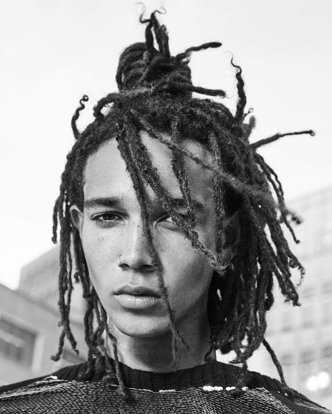 Dreadlock Styles For Men With Latest Tightly Coiled Gray Dreads Bun Hairstyles (View 3 of 20)