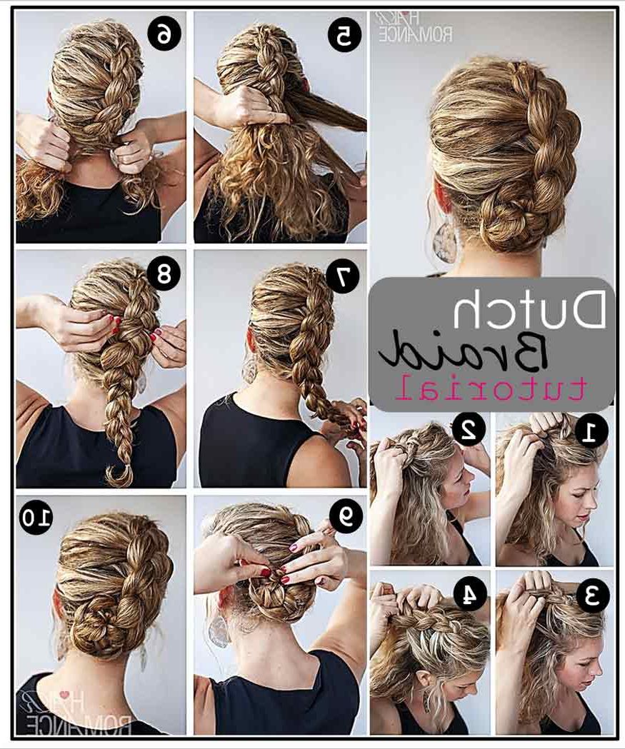 Dutch Braid Updo Hairstyle Tutorial – Casual – Careforhair.co (View 10 of 20)