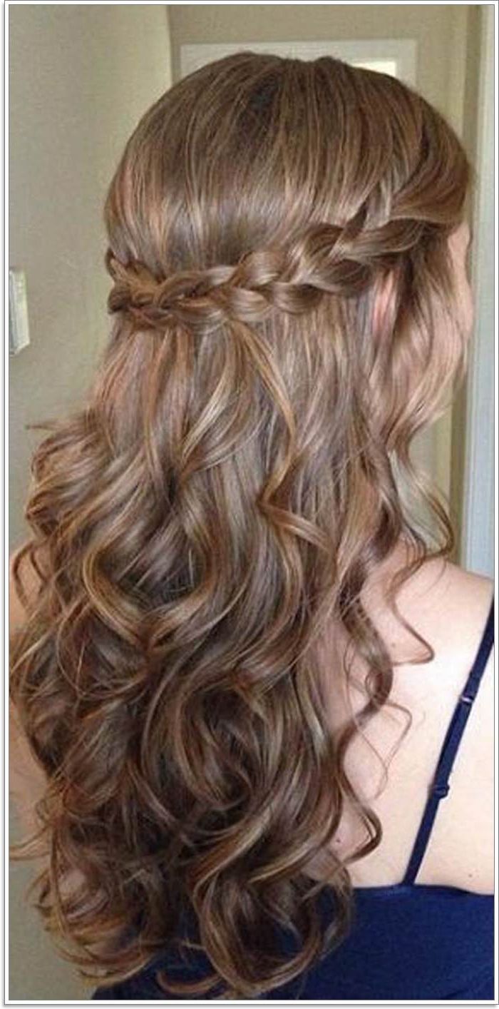 Famous Curled Half Up Hairstyles Regarding 135 Whimsical Half Up Half Down Hairstyles You Can Wear For (View 2 of 20)